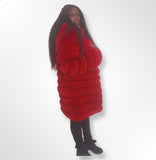 Womens Red Fox With Hood