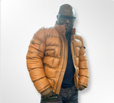 Mens Cognac Bubble Bomber